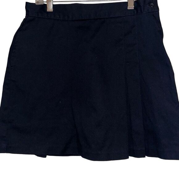 - Classroom Uniforms juniors 5/6 Navy Stretch Double-Pleated Twill Scooter… - Picture 9 of 12